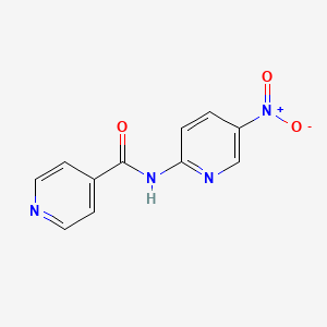 N-(5-nitropyridin-2-yl)pyridine-4-carboxamide