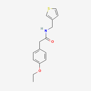 molecular formula C15H17NO2S B4996337 2-(4-ethoxyphenyl)-N-(3-thienylmethyl)acetamide 