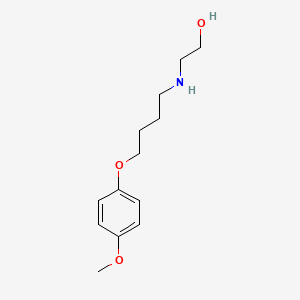 2-[4-(4-Methoxyphenoxy)butylamino]ethanol