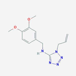 N-(1-allyl-1H-tetraazol-5-yl)-N-(3,4-dimethoxybenzyl)amine