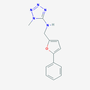 1-methyl-N-[(5-phenylfuran-2-yl)methyl]tetrazol-5-amine