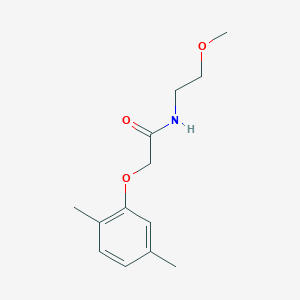 2-(2,5-dimethylphenoxy)-N-(2-methoxyethyl)acetamide