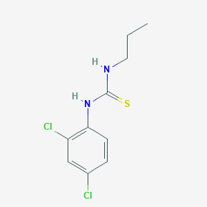 molecular formula C10H12Cl2N2S B4996628 1-(2,4-Dichlorophenyl)-3-propylthiourea 