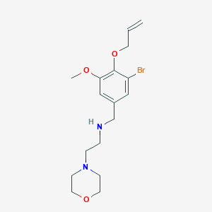 N-[3-bromo-5-methoxy-4-(prop-2-en-1-yloxy)benzyl]-2-(morpholin-4-yl)ethanamine