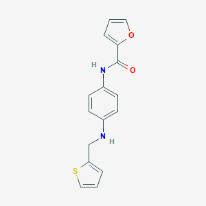 N-{4-[(2-thienylmethyl)amino]phenyl}-2-furamide