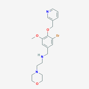 N-[3-bromo-5-methoxy-4-(pyridin-3-ylmethoxy)benzyl]-2-(morpholin-4-yl)ethanamine