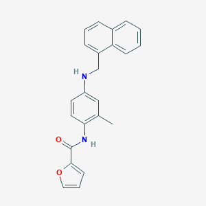 N-{2-methyl-4-[(1-naphthylmethyl)amino]phenyl}-2-furamide