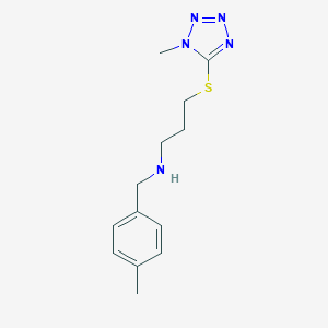 N-(4-methylbenzyl)-3-[(1-methyl-1H-tetrazol-5-yl)sulfanyl]propan-1-amine