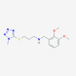 N-(2,3-dimethoxybenzyl)-3-[(1-methyl-1H-tetrazol-5-yl)sulfanyl]propan-1-amine