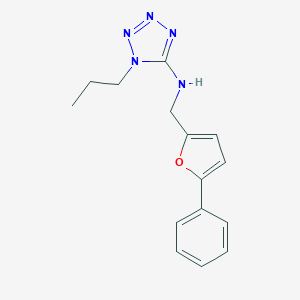N-[(5-phenylfuran-2-yl)methyl]-1-propyltetrazol-5-amine