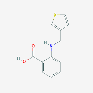 molecular formula C12H11NO2S B499740 2-(thiophen-3-ylmethylamino)benzoic Acid CAS No. 879589-00-1