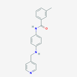 molecular formula C20H19N3O B499741 3-methyl-N-{4-[(pyridin-4-ylmethyl)amino]phenyl}benzamide 