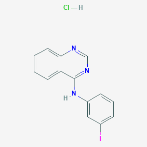 molecular formula C14H11ClIN3 B4997567 N-(3-iodophenyl)quinazolin-4-amine;hydrochloride 