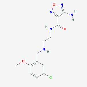 4-amino-N-{2-[(5-chloro-2-methoxybenzyl)amino]ethyl}-1,2,5-oxadiazole-3-carboxamide