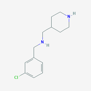 N-(3-chlorobenzyl)-N-(4-piperidylmethyl)amine