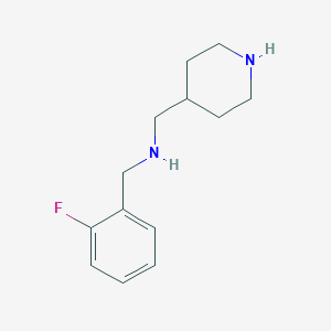 1-(2-fluorophenyl)-N-(piperidin-4-ylmethyl)methanamine
