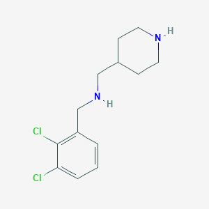 1-(2,3-dichlorophenyl)-N-(piperidin-4-ylmethyl)methanamine