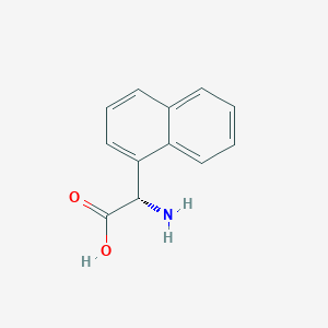 molecular formula C12H11NO2 B049981 (S)-氨基-萘-1-基-乙酸 CAS No. 111820-05-4