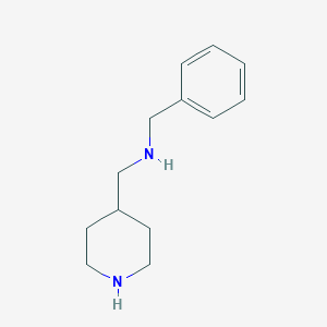 molecular formula C13H20N2 B499825 4-[(Benzylamino)methyl]piperidine 