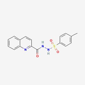 4-METHYL-N'~1~-(2-QUINOLYLCARBONYL)-1-BENZENESULFONOHYDRAZIDE