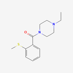 (4-Ethylpiperazin-1-yl)-(2-methylsulfanylphenyl)methanone