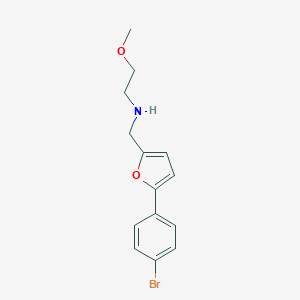 N-{[5-(4-bromophenyl)furan-2-yl]methyl}-2-methoxyethanamine