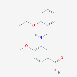 3-[(2-Ethoxybenzyl)amino]-4-methoxybenzoic acid