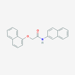 molecular formula C22H17NO2 B499885 N-(2-naphthyl)-2-(1-naphthyloxy)acetamide 