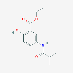 Ethyl 2-hydroxy-5-(isobutyrylamino)benzoate