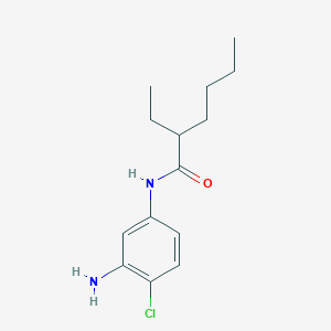 molecular formula C14H21ClN2O B499892 N-(3-amino-4-chlorophenyl)-2-ethylhexanamide 