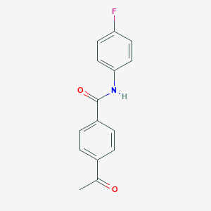 4-acetyl-N-(4-fluorophenyl)benzamide