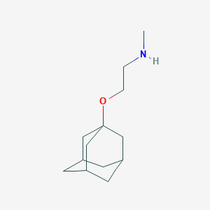 molecular formula C13H23NO B499909 [2-(1-金刚烷氧基)乙基]甲胺 CAS No. 21623-95-0