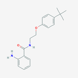 molecular formula C19H24N2O2 B499910 2-Amino-N-[2-(4-tert-Butylphenoxy)ethyl]benzamid CAS No. 695207-84-2