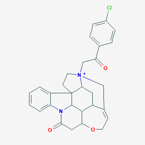 19-[2-(4-Chlorophenyl)-2-oxoethyl]strychnidin-19-ium-10-one