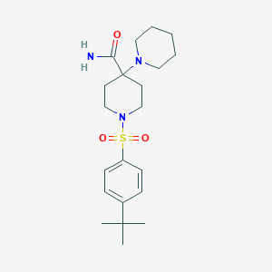 1'-(4-TERT-BUTYLBENZENESULFONYL)-[1,4'-BIPIPERIDINE]-4'-CARBOXAMIDE