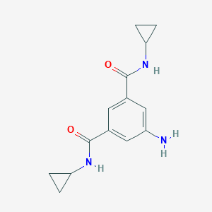 5-amino-N~1~,N~3~-dicyclopropylisophthalamide