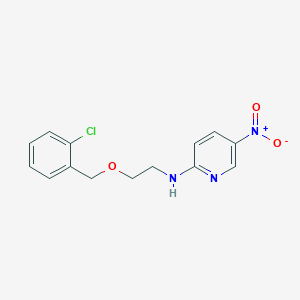 N-{2-[(2-chlorobenzyl)oxy]ethyl}-5-nitropyridin-2-amine