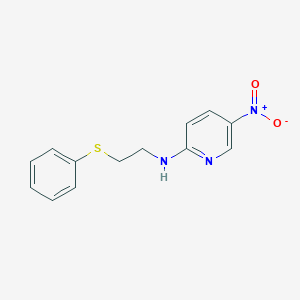 5-nitro-N-[2-(phenylsulfanyl)ethyl]-2-pyridinamine