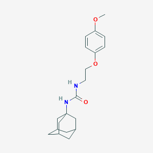 molecular formula C20H28N2O3 B499939 N-(1-adamantyl)-N'-[2-(4-methoxyphenoxy)ethyl]urea 