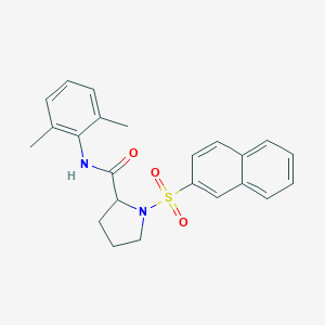 N-(2,6-dimethylphenyl)-1-(2-naphthylsulfonyl)-2-pyrrolidinecarboxamide