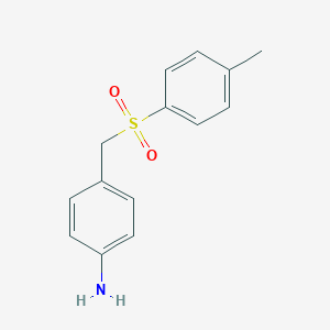 molecular formula C14H15NO2S B499962 (4-{[(4-Methylphenyl)sulfonyl]methyl}phenyl)amine CAS No. 54306-15-9