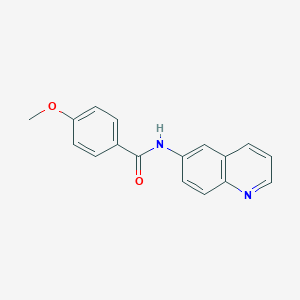 4-methoxy-N-quinolin-6-ylbenzamide