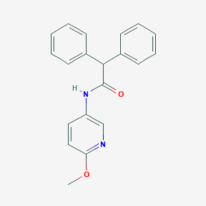 molecular formula C20H18N2O2 B499971 N-(6-methoxypyridin-3-yl)-2,2-diphenylacetamide 