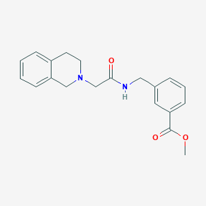 methyl 3-{[(3,4-dihydroisoquinolin-2(1H)-ylacetyl)amino]methyl}benzoate