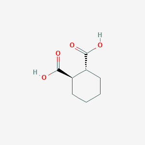 molecular formula C8H12O4 B049998 trans-1,2-Cyclohexanedicarboxylic acid CAS No. 2305-32-0