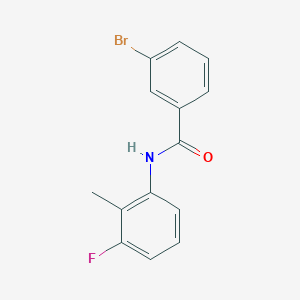 3-bromo-N-(3-fluoro-2-methylphenyl)benzamide