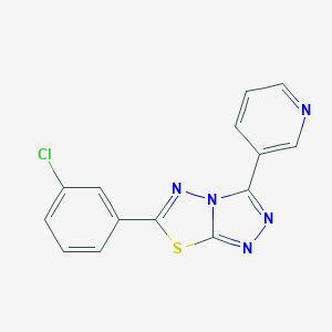 6-(3-Chlorophenyl)-3-(3-pyridinyl)[1,2,4]triazolo[3,4-b][1,3,4]thiadiazole