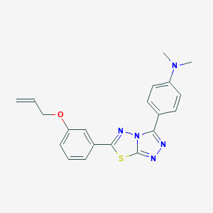 4-{6-[3-(allyloxy)phenyl][1,2,4]triazolo[3,4-b][1,3,4]thiadiazol-3-yl}-N,N-dimethylaniline