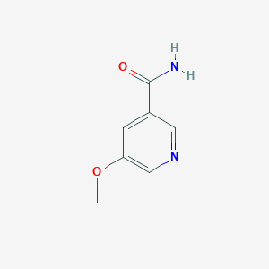 molecular formula C7H8N2O2 B050006 5-甲氧基烟酰胺 CAS No. 119646-50-3