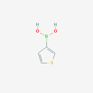 molecular formula C4H5BO2S B050007 3-噻吩硼酸 CAS No. 6165-69-1